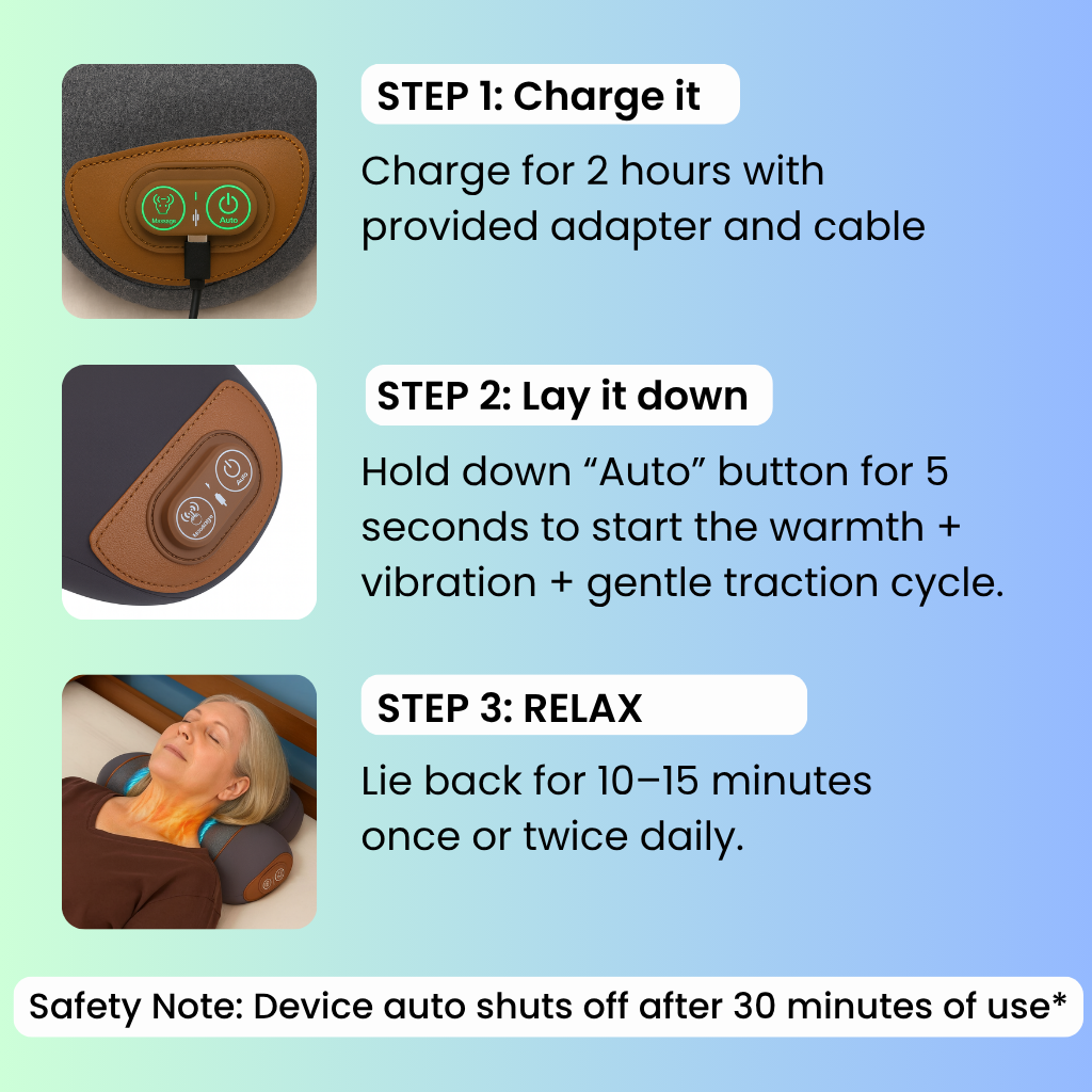 Aurena Original™ Pillow | Infrared Massager