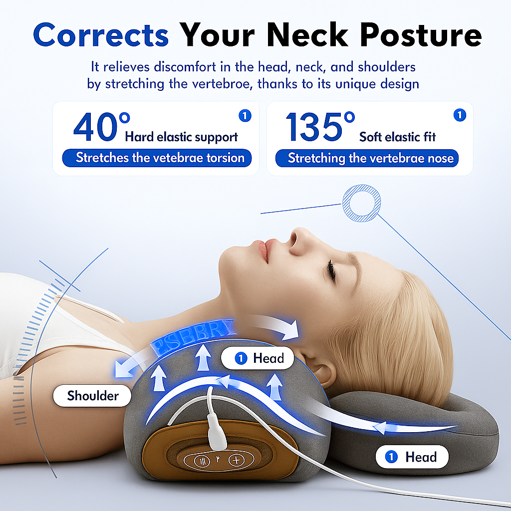 Aurena Original™ Pillow | Infrared Massager